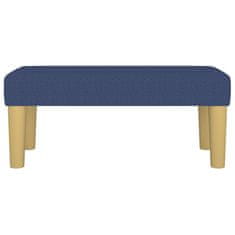 Vidaxl Klop modra 70x30x30 cm blago