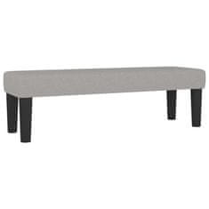 Vidaxl Klop svetlo siva 100x30x30 cm blago