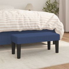 Vidaxl Klop modra 70x30x30 cm blago