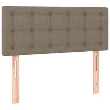 Vidaxl Posteljno vzglavje taupe 90x5x78/88 cm blago