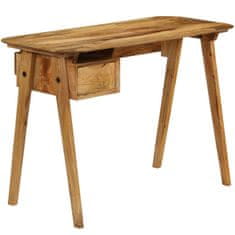 Vidaxl Pisalna miza 110x50x76 cm trden mangov les