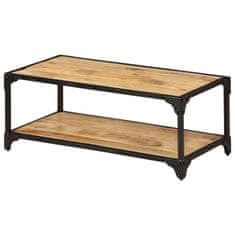 Vidaxl Klubska mizica 90x45x35 cm trden robusten mangov les
