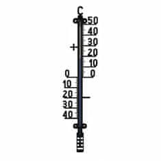 Northix Stenski termometer iz plastike - črn 
