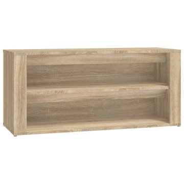 Vidaxl Regal za čevlje sonoma hrast 100x35x45 cm inženirski les