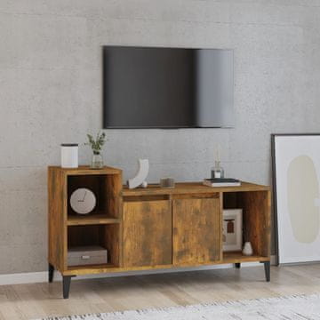 Vidaxl vidaXL TV stojalo dimljeno hrastovo 100x35x55 cm