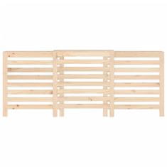 Vidaxl Pokrov za radiator 210x21x85 cm trdna borovina