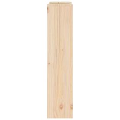 Vidaxl Pokrov za radiator 210x21x85 cm trdna borovina