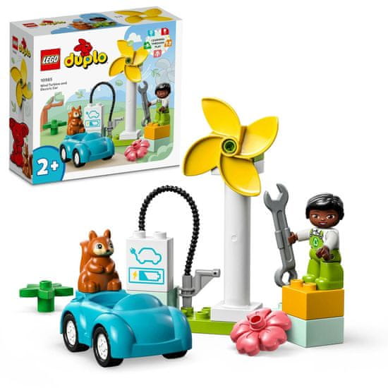 LEGO DUPLO 10985 Vetrna turbina in električni avtomobil