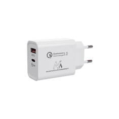 Maclean Polnilec za telefon MCE485W 1x USB QC, 1x USB-C PD 20W