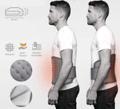 Tresko Grelna blazina za trebuh in hrbet Temno siva