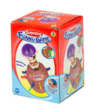 WOWO Družabna igra Nori pirat v sodu - Zabodi pirata