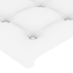 Vidaxl vidaXL Vzglavje postelje belo 90x5x78/88 cm umetno usnje