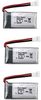 3pcs Polnilna lipo baterija 3.7v 380mAh za Hubsan X4 H107c H107d H107L,Syma X11 X11C, HS170 Rc Quadcopter