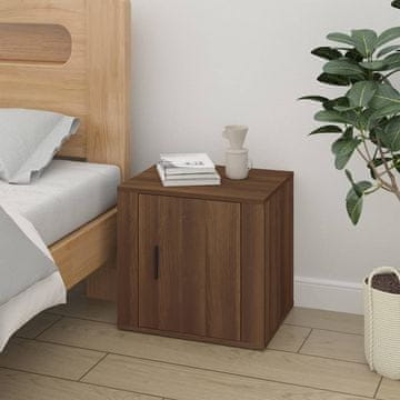 Vidaxl vidaXL Nočna omarica rjav hrast 50x39x47 cm