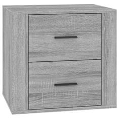 Vidaxl Nočna omarica Siva sonoma 50x39x47 cm