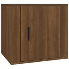 Vidaxl Nočna omarica Rjav hrast 50x39x47 cm