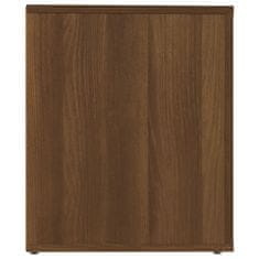 Vidaxl Nočna omarica Rjav hrast 50x39x47 cm
