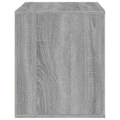 Vidaxl Nočna omarica Siva sonoma 50x39x47 cm