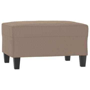 Vidaxl Stolček za noge taupe 70x55x41 cm tkanina iz mikrovlaken