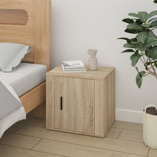 Vidaxl Nočna omarica Sonoma hrast 50x39x47 cm