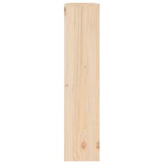 Vidaxl Pokrov za radiator 108,5x19x84 cm trdna borovina