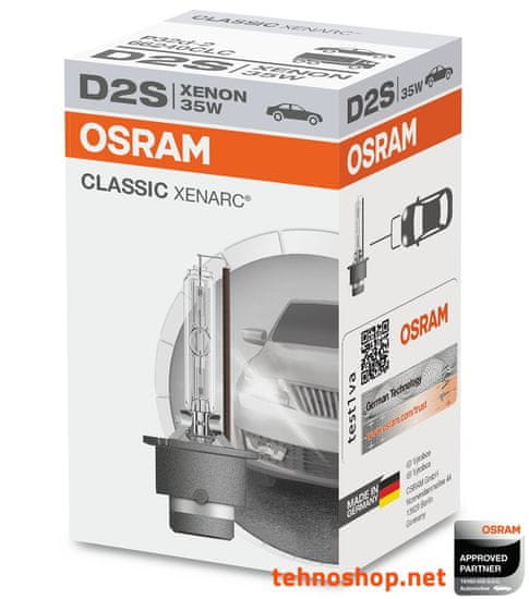 Osram ŽARNICA XENON D2S 66240CLC 35W P32D-2 FS1