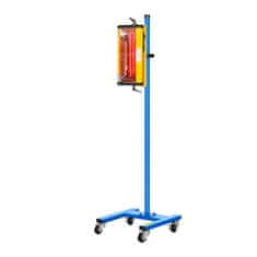 MSW Infrardeči toplotni izžarevalnik za sušenje barv na stojalu 1100 W IR-DRYER1000