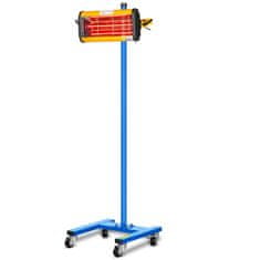 MSW Infrardeči toplotni izžarevalnik za sušenje barv na stojalu 1100 W IR-DRYER1000