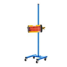 MSW Infrardeči toplotni izžarevalnik za sušenje barv na stojalu 1100 W IR-DRYER1000