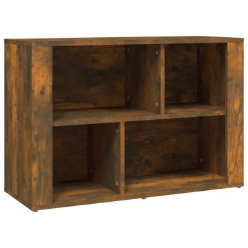 Vidaxl Komoda dimljeni hrast 80x30x54 cm inženirski les