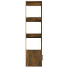 Vidaxl Komoda dimljeni hrast 80x30x119,5 cm inženirski les