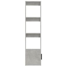 Vidaxl Komoda betonsko siva 80x30x119,5 cm inženirski les