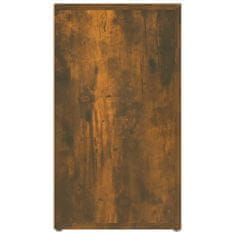 Vidaxl Komoda dimljeni hrast 80x30x54 cm inženirski les