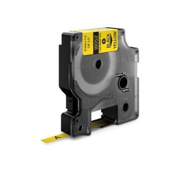 Dymo trak Rhino HST 6mm, črna na rumeni, 18052