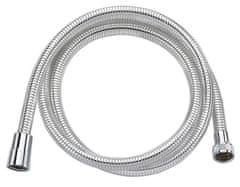 AQUALINE AQUALINE Plastična Tuš Cev, 150cm, Krom/Bela