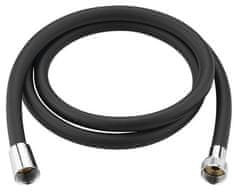 AQUALINE AQUALINE Črna Mat Sprchová Hadica, Plastična, 150 cm