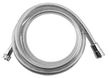 AQUALINE Dvobarvna plastična prha cev 200cm SAPHO - krom/bela