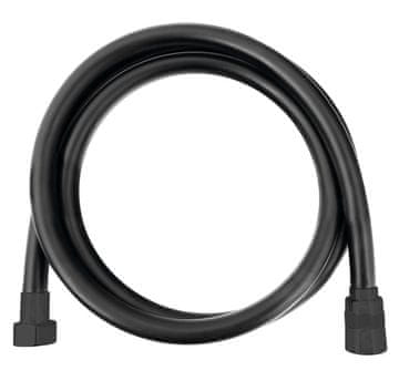 SAPHO Črna mat plastična tuš cev SOFTFLEX, 200cm