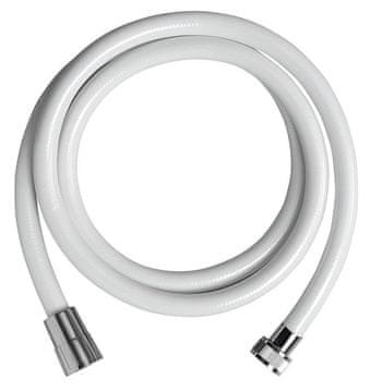 AQUALINE Bela Plastična Tuš Cev, 150 cm - AQUALINE