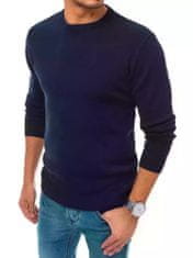 Dstreet Moški pulover sreda temno modra XXL