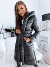 Dstreet Ženski plašč Lina Obresti Črna XXL