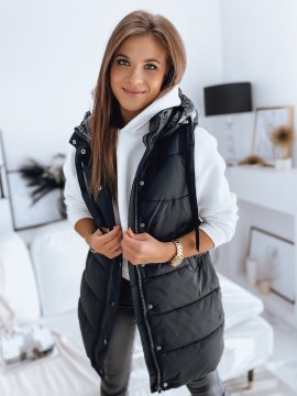 Dstreet Ženska prešita brezrokavnik Tolis črna