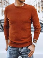 Dstreet Moški klasičen pulover lepota kamela S