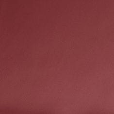 Greatstore Klop vinsko rdeča 100x64x80 cm umetno usnje