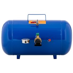 MSW Inflator z rezervoarjem za polnjenje pnevmatik z manometrom 6-8 bar 38,5 l