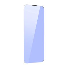 BASEUS Kaljeno steklo z modrim svetlobnim filtrom 0,4 mm za iPhone 14 Plus/13 Pro Max