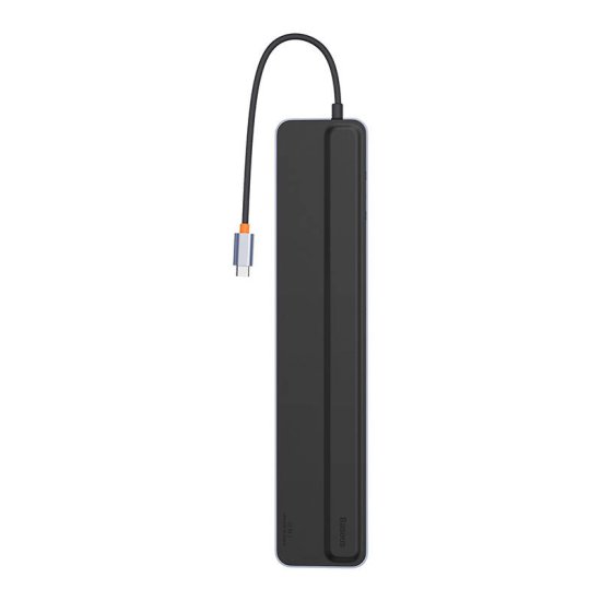 BASEUS Vozlišče HUB 11v1 EliteJoy Gen2 serije USB-C na 3xUSB 3.0 + USB 2.0 + USB-C PD + USB-C + RJ45 + HDMI + jack 3,5 mm + SD/TF (siva)
