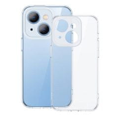 BASEUS Illusion zaščitni komplet prozornega ohišja, kaljenega stekla in okvirja za kamero za iPhone 14 + komplet za čiščenje