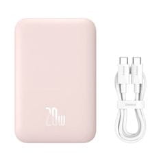 BASEUS Powerbank Magnetic 6000mAh 20W (roza)