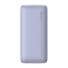 BASEUS Powerbank Bipow Pro 10000mAh, 2xUSB, USB-C, 20W (vijolična)